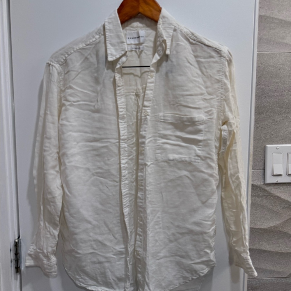 White Button-Up Shirt